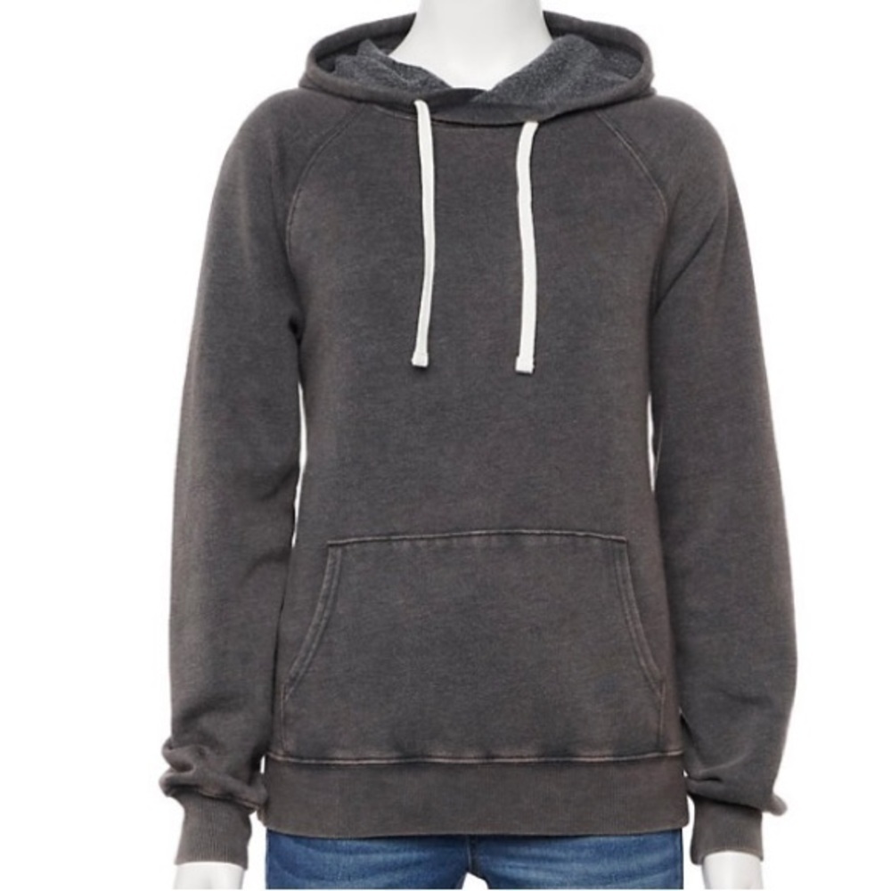 NWT- Juniors' SO® Core Raglan Pullover Hoodie, Size: XS